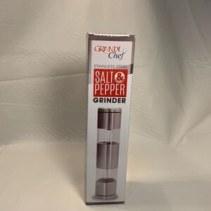 Grande Chef Stainless Steel Salt & Pepper Grinder